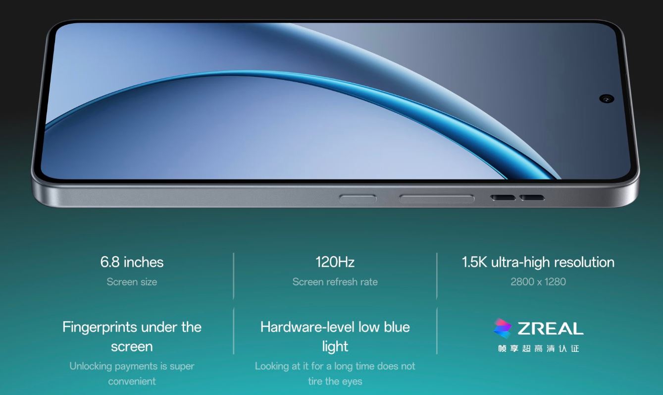 OPPO K13 Turbo sở hữu màn hình AMOLED cao cấp