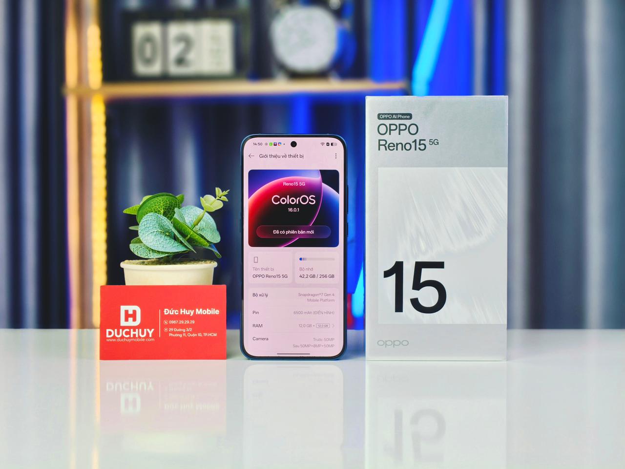 OPPO Reno15 có phần mềm mới mẻ