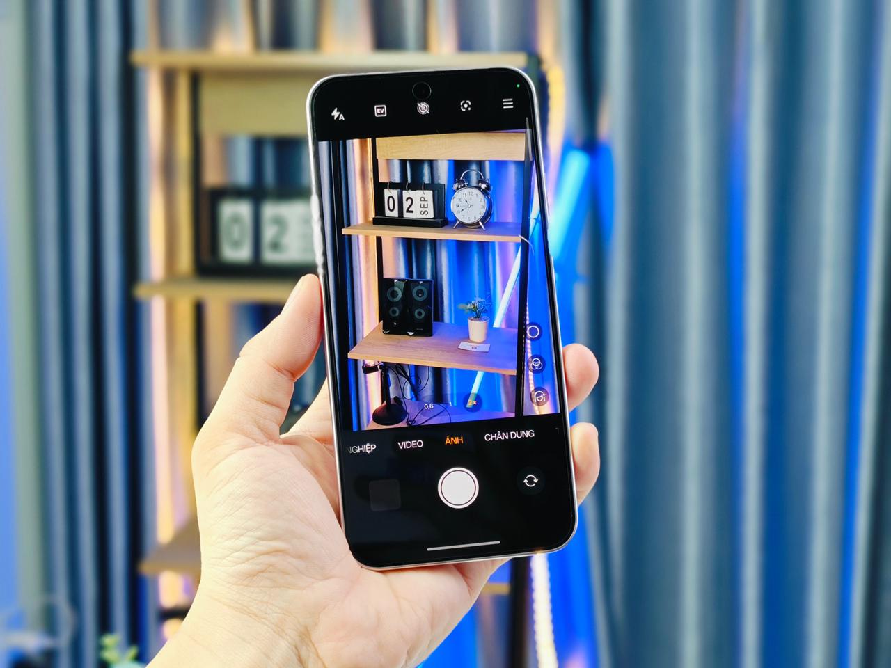 giao diện chụp ảnh của OPPO Reno15 F 5G