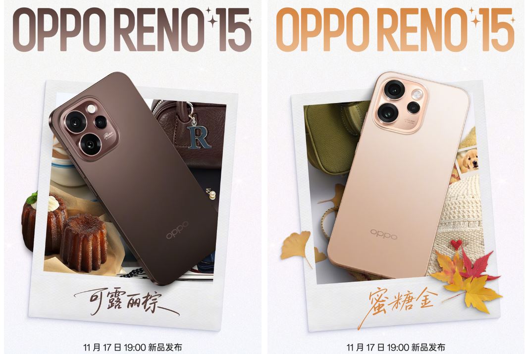 OPPO Reno15 có màu trẻ trung