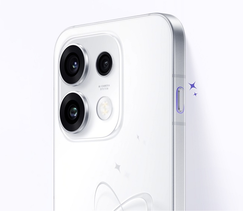 nút Snap Key hỗ trợ AI trên OPPO Reno16