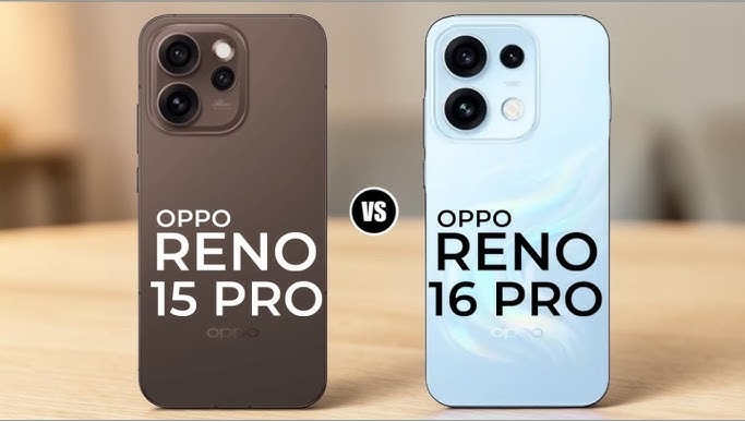 So sánh OPPO Reno 16 Pro với OPPO Reno 15 Pro