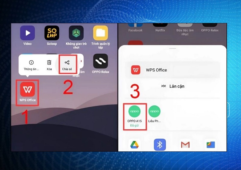 Dùng OPPO Share để sao chép dữ liệu OPPO cũ sang OPPO mới
