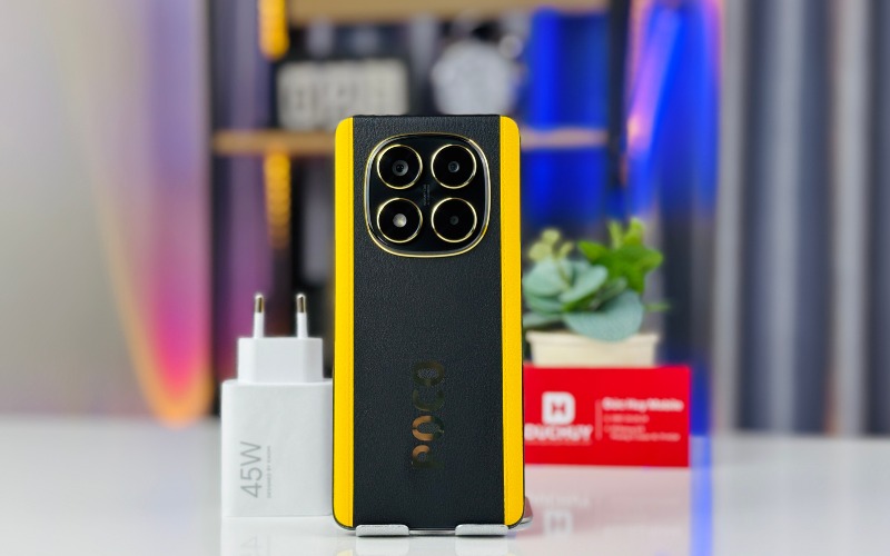 Pin 5110mAh, sạc nhanh 45W