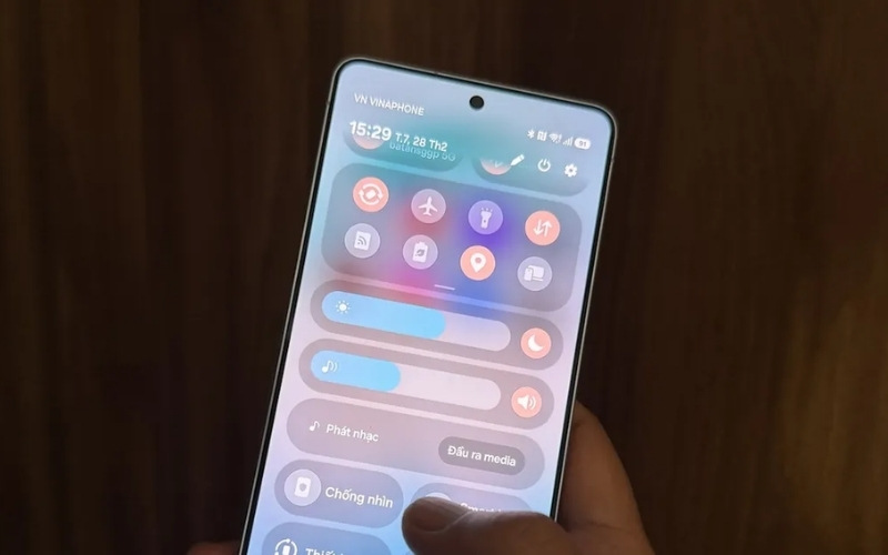 Bật nhanh qua Thanh trạng thái