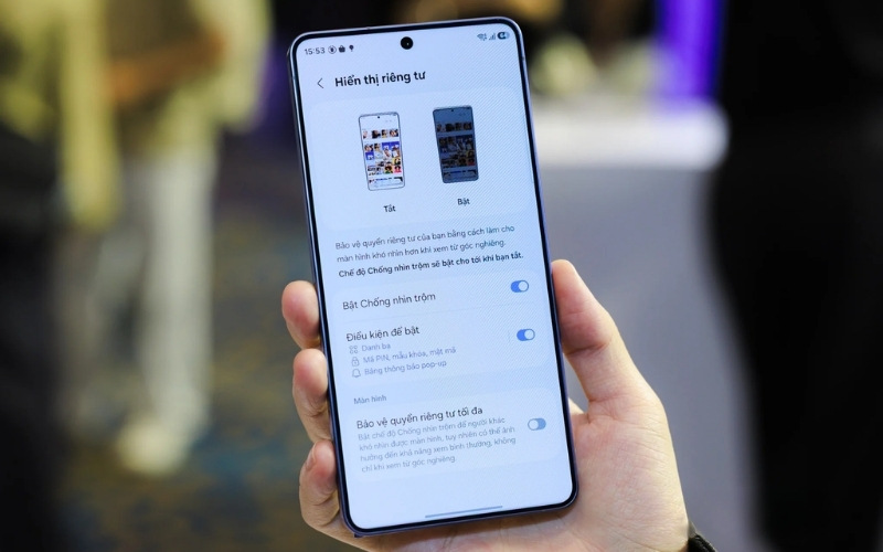 Tùy chỉnh sâu trong Cài đặt