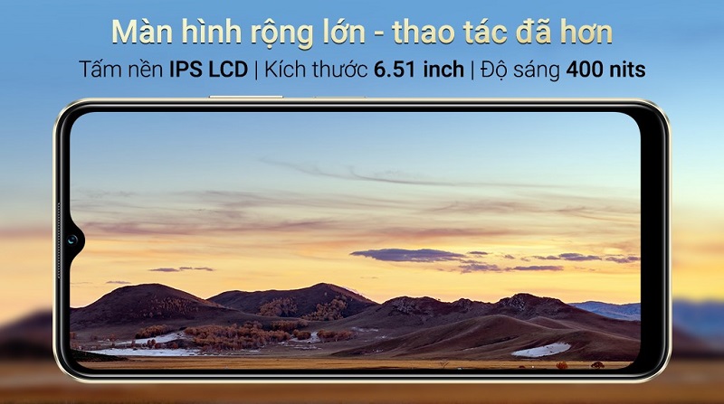 màn hình của vivo y16 chính hãng