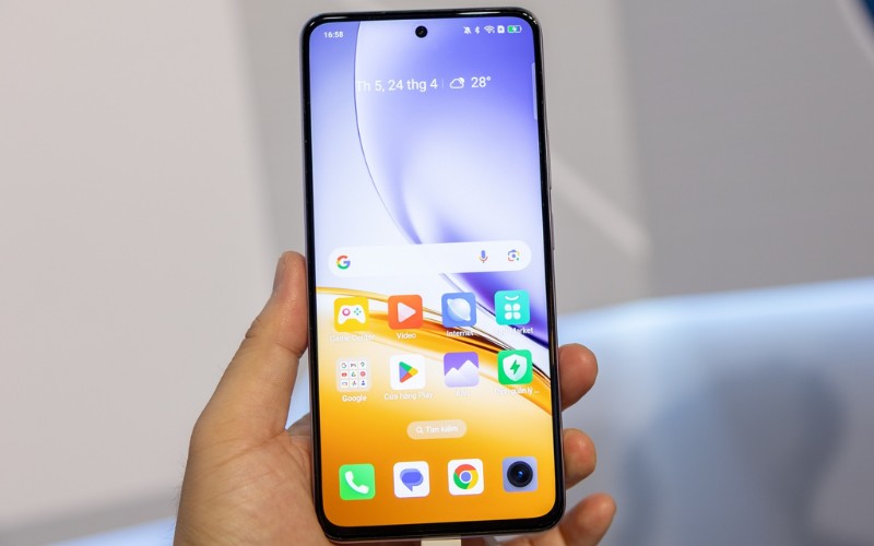 Màn hình AMOLED độ tương phản cao