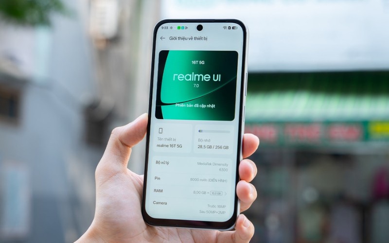 Realme 16T 256GB ra mắt