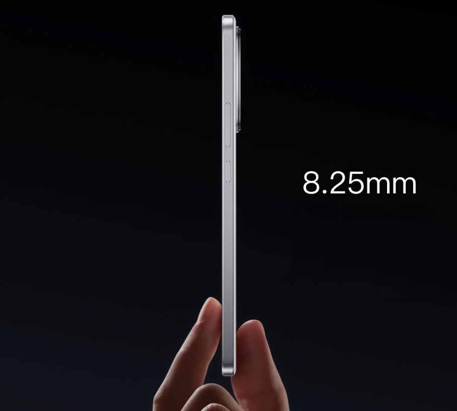 Realme GT 7 có độ mỏng ấn tượng chỉ 8.25 mm