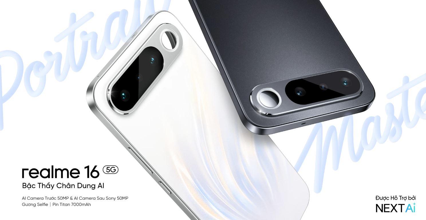 Realme 16 5G chạy Dimensity 6400 Turbo cho hiệu năng mạnh mẽ