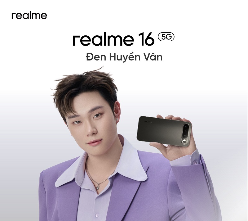 Realme 16 5G màu đen