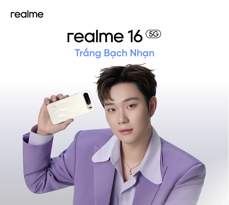 Realme 16 5G màu Trắng