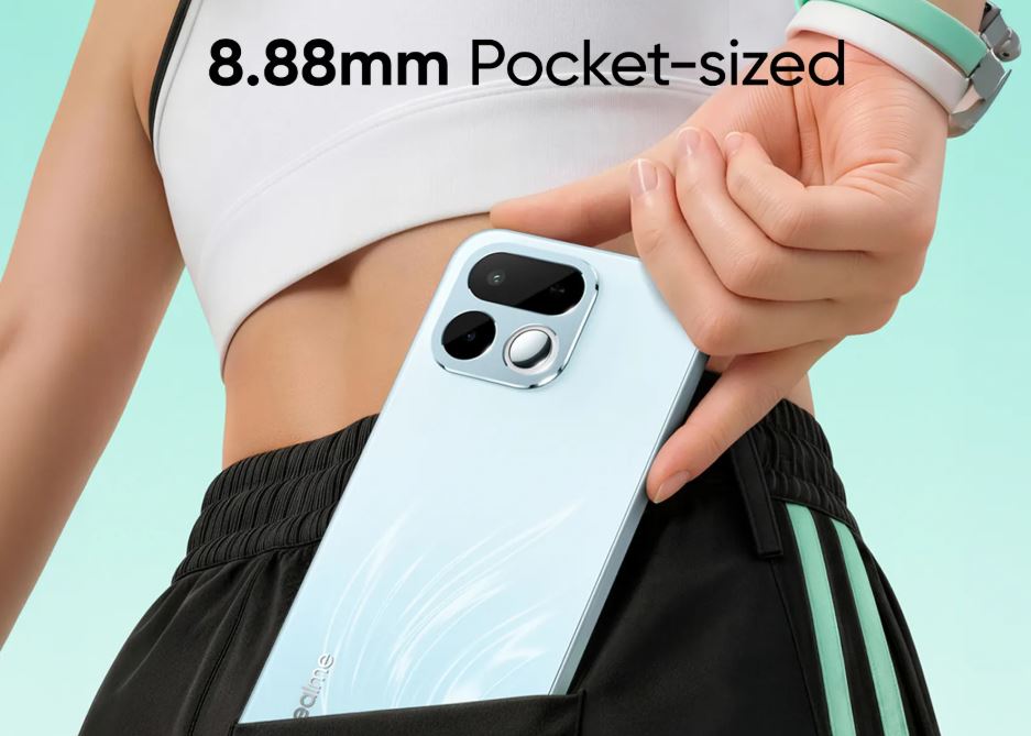 realme 16T có thiết kế cao cấp, mỏng nhẹ