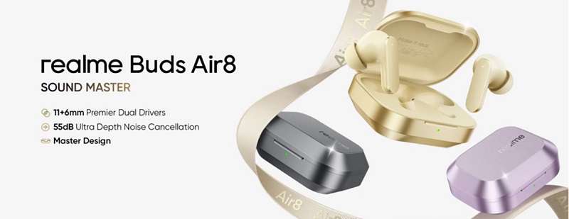 tai nghe Bluetooth Realme Buds Air 8
