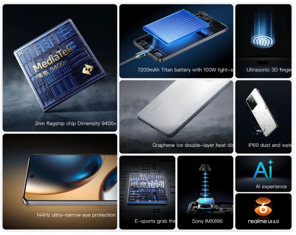 realme GT 7 ra mắt với nhiều tính năng vượt trội