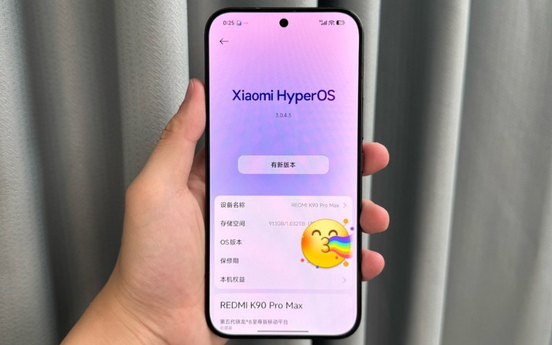 Xiaomi Redmi K90 Pro Max có hiệu năng khủng với chip Snapdragon 8 Elite Gen 5