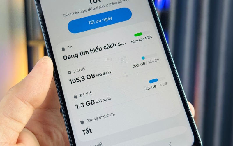 Pin 5000 mAh sử dụng bền bỉ