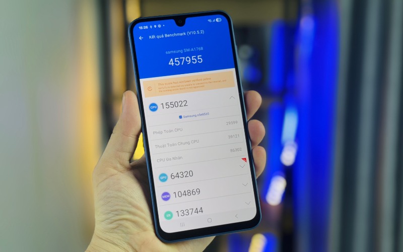 Hiệu năng ổn định với Exynos 1330 kết nối 5G
