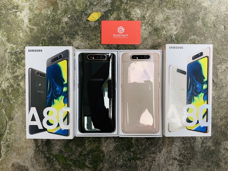 đánh giá galaxy a80 công ty 2 màu