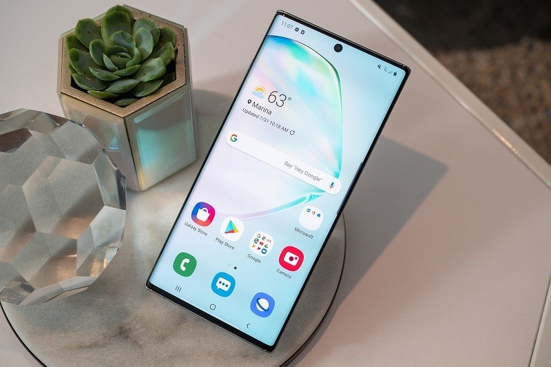 samsung galaxy note 10 5g đánh giá màn hình 