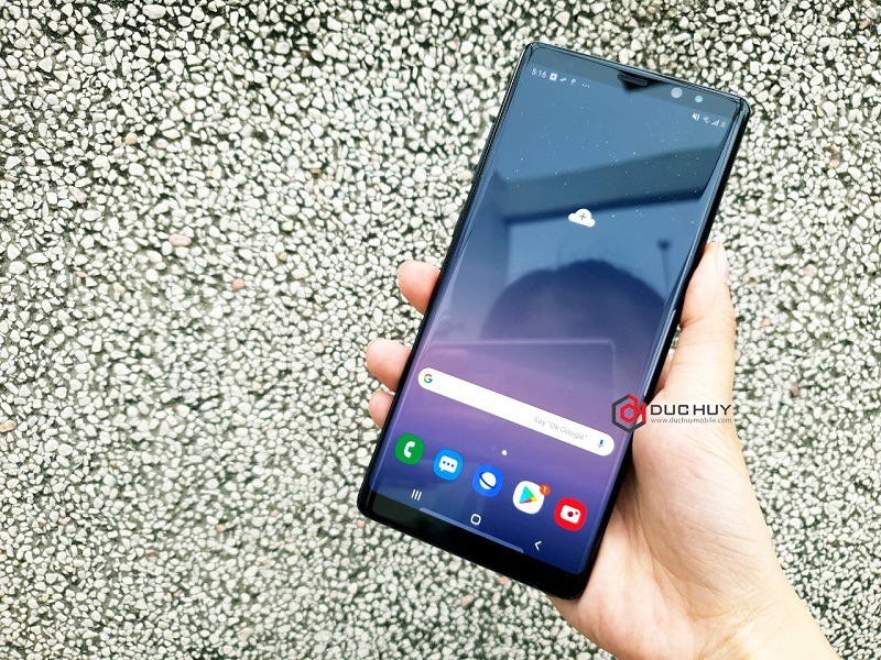 màn hình note 8 chính hãng cho hình ảnh hiển thị tốt