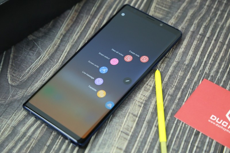 đánh giá samsung galaxy note 9 mỹ bút s pen 