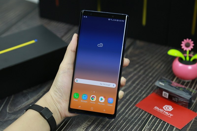 đánh giá samsung galaxy note 9 mỹ màn hình 