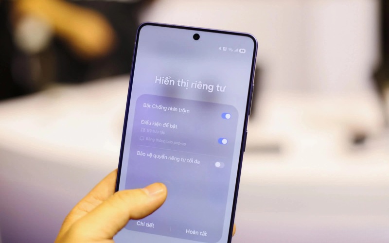 Màn hình AMOLED chất lượng 2K+