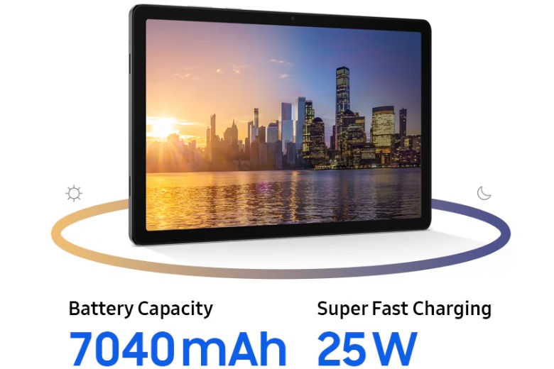 Pin 7040mAh và sạc nâng cấp 25W