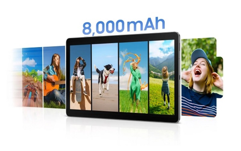 Pin 8000mAh sử dụng tốt trong ngày