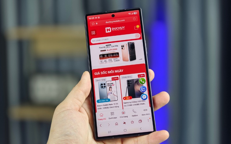 Màn hình gập Flex Titanium LTPO AMOLED 2X mới