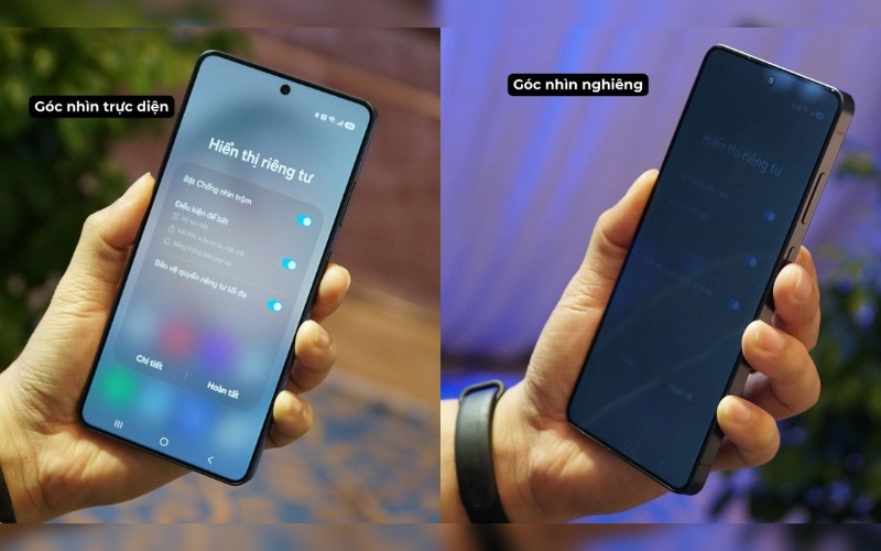 Màn hình AMOLED chống loá tốt hơn
