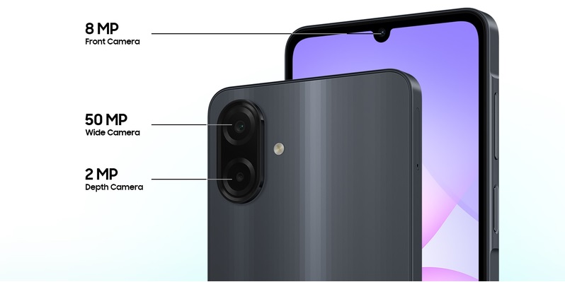 Samsung Galaxy A07s có camera chính 50 MP