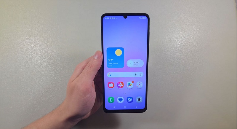 Galaxy A07s được trang bị màn hình PLS LCD 6,7 inch