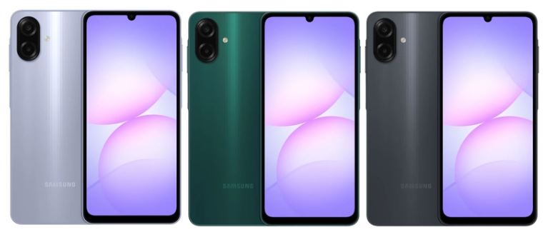 Galaxy A07s có 3 màu 