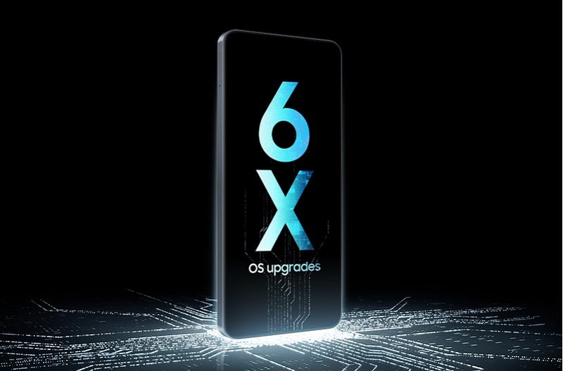Galaxy A07s được hỗ trợ 6 lần nâng cấp hệ điều hành