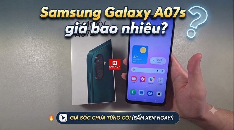 Samsung Galaxy A07s giá bao nhiêu