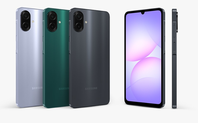 Samsung Galaxy A07s có thiết kế trẻ trung