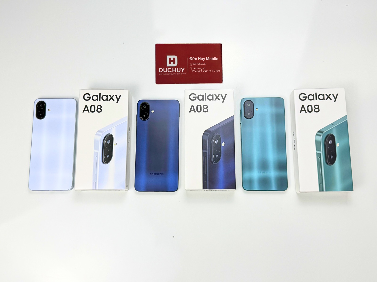 Samsung Galaxy A08 sẵn hàng đủ màu