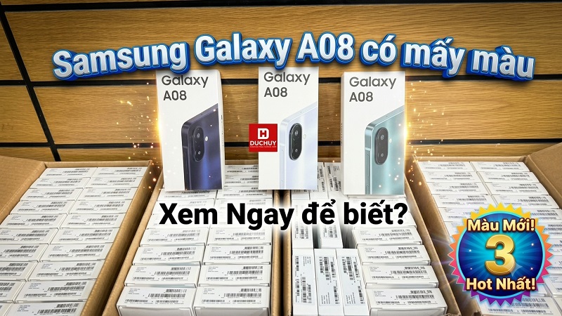 Samsung Galaxy A08 có mấy màu