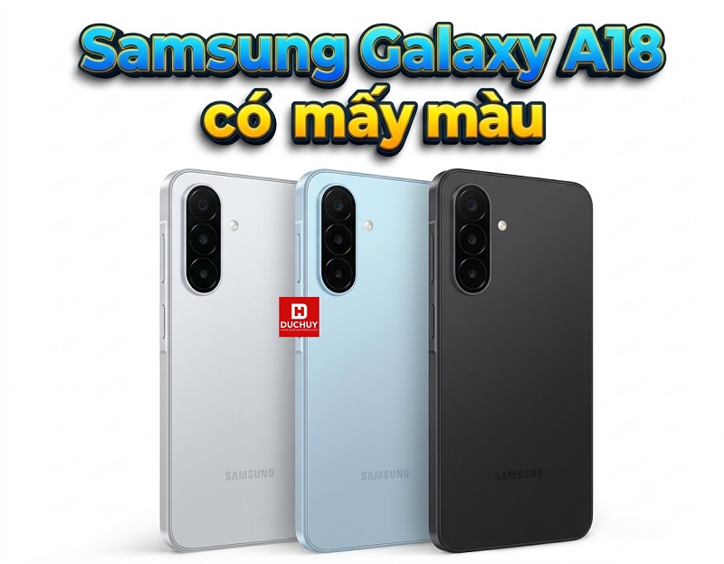 Samsung Galaxy A18 có mấy màu