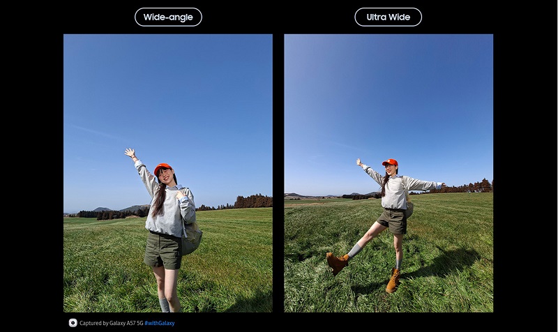 Galaxy A57 5G có nhiều chế độ chụp ảnh