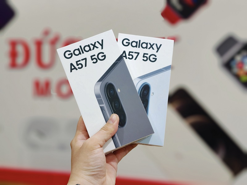 Hộp đựng của Galaxy A57 5G