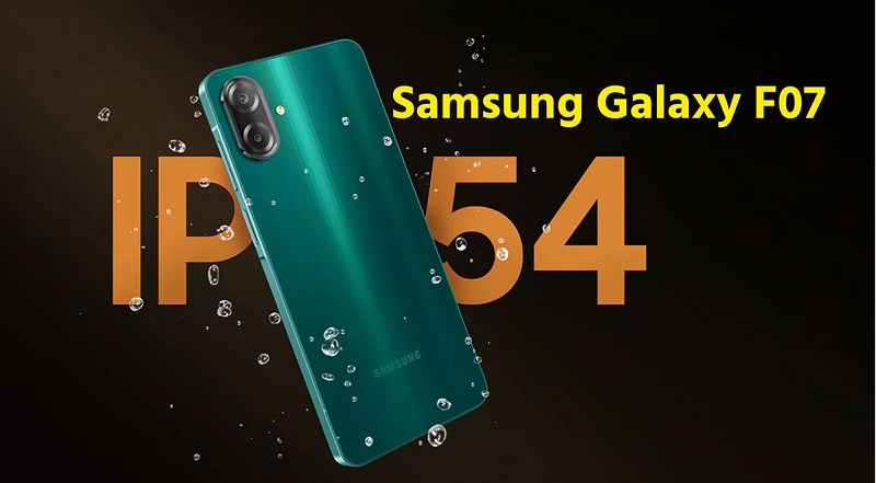 Samsung Galaxy F07 có thiết kế gọn nhẹ, bền bỉ