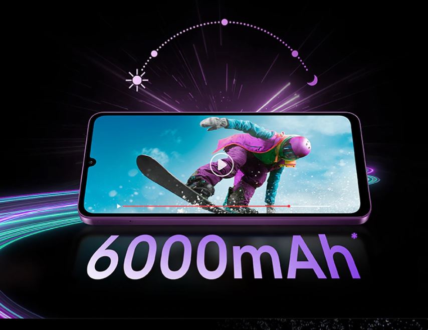 Galaxy M17e 5G có pin 6.000 mAh, kèm sạc nhanh 25W