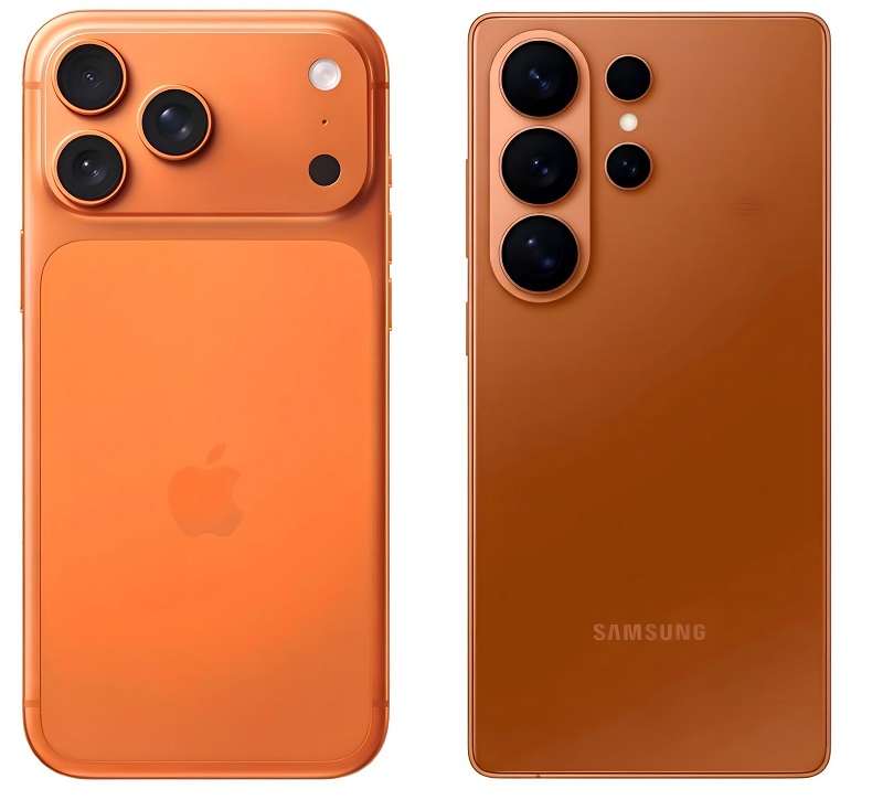 Galaxy S26 Ultra có màu cam giống iPhone 17 Pro