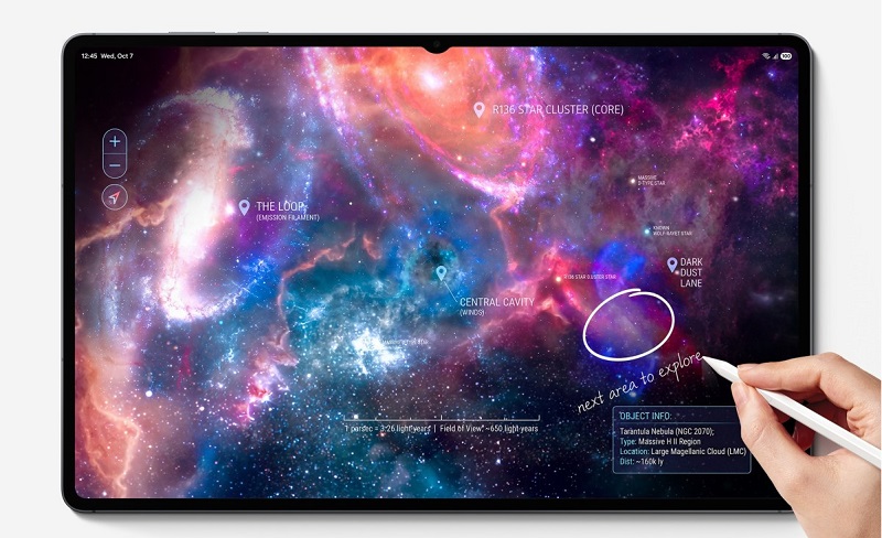 Galaxy Tab S12 Plus, Tab S12 Ultra có màn hình Dynamic AMOLED 2X cao cấp