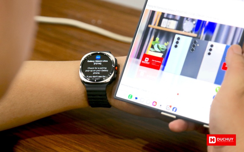 Đồng hồ Galaxy Watch Ultra cá nhân hóa chế độ luyện tập.