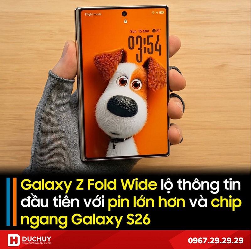 Galaxy Wide Fold có pin đến 4.660mAh